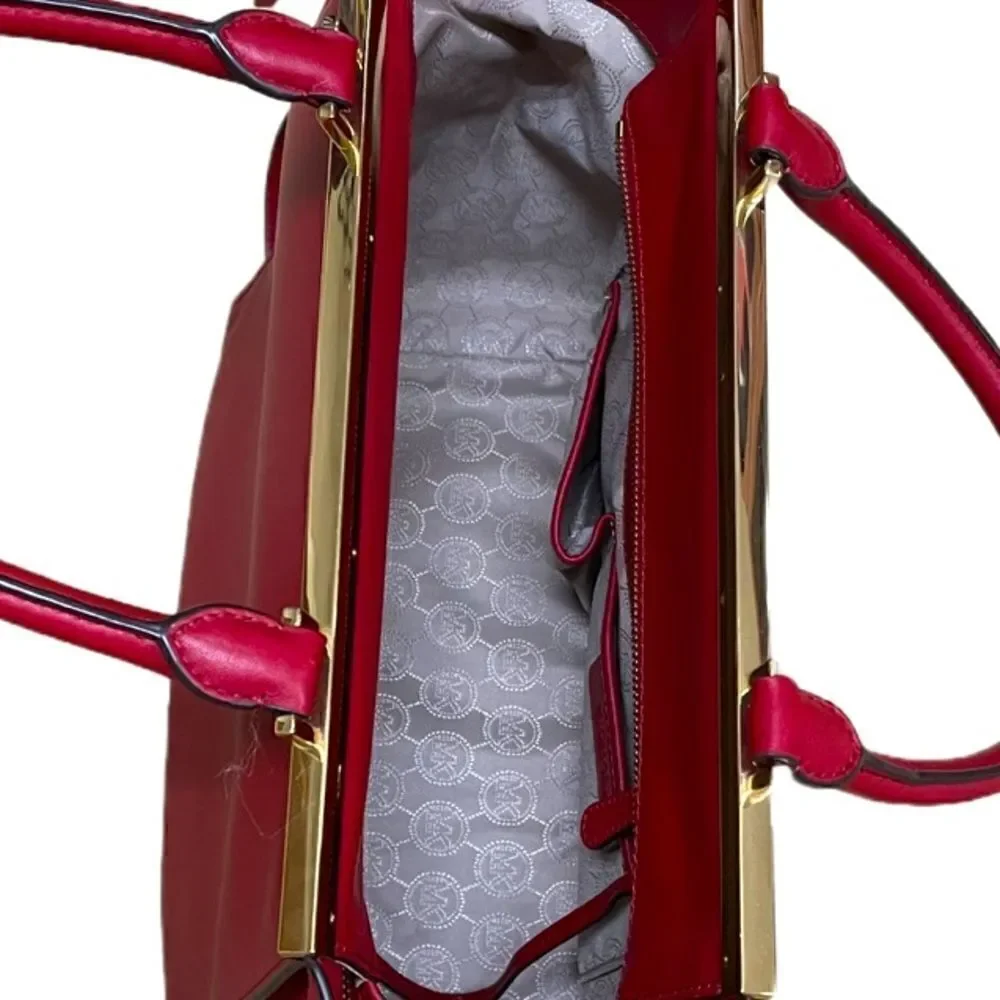 🌟85% OFF🌟Michael  Kors Red  Leather Tote